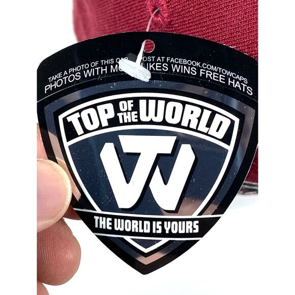 South Carolina Gamecocks Hat Cap Top of the World One Fit Scarlett Stretch New - Picture 8 of 10